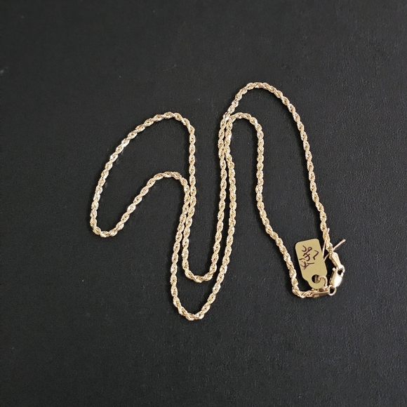 14k Gold Necklace 20 Inch